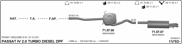 Exhaust System 587000273