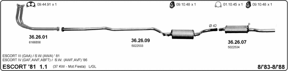 Exhaust System 525000012