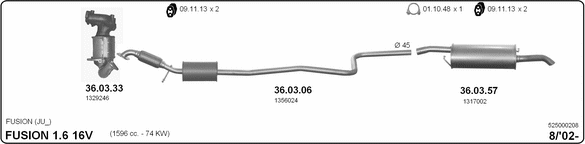 Exhaust System 525000208