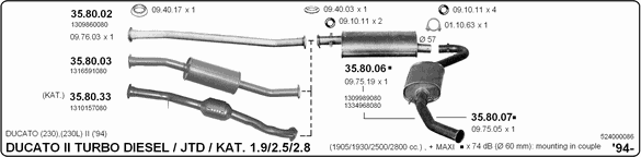 Exhaust System 524000086