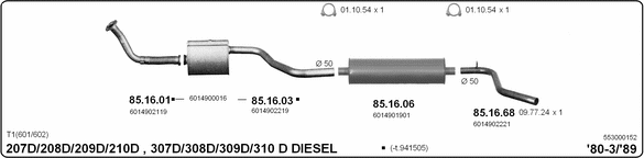Exhaust System 553000152