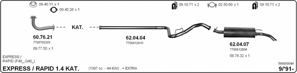 Exhaust System 566000044