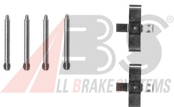 Accessory Kit, disc brake pads 1195Q