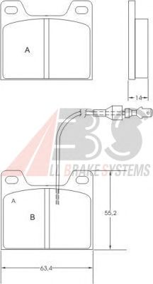 Brake Pad Set, disc brake 36123