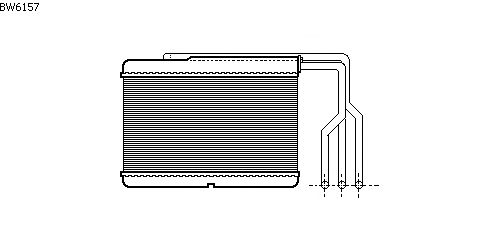 Heat Exchanger, interior heating BW6157