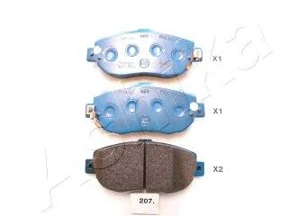 Brake Pad Set, disc brake 50-02-207