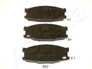 Brake Pad Set, disc brake 50-05-507