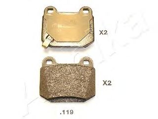 Brake Pad Set, disc brake 51-01-119