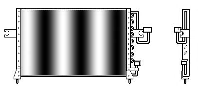 Condensator, airconditioning 754M10