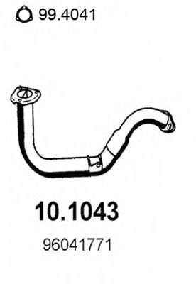 Exhaust Pipe 10.1043