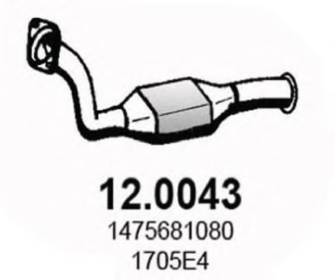 Catalytic Converter 12.0043