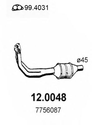 Catalytic Converter 12.0048