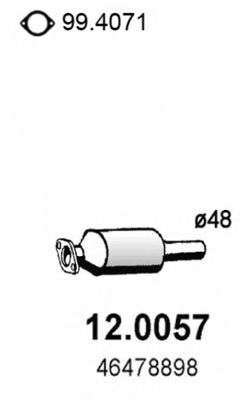 Catalytic Converter 12.0057