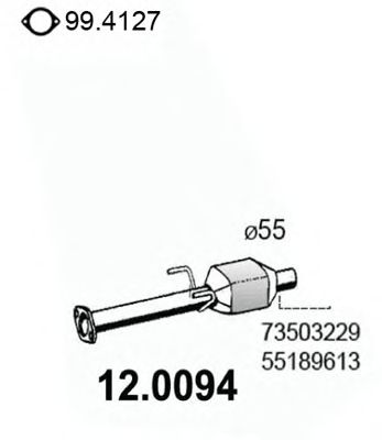 Catalytic Converter 12.0094