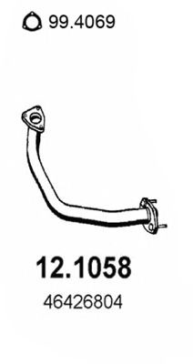 Exhaust Pipe 12.1058