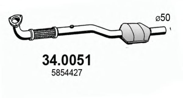 Catalytic Converter 34.0051