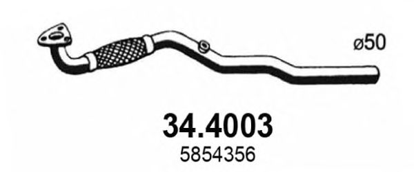 Exhaust Pipe 34.4003