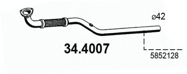 Exhaust Pipe 34.4007