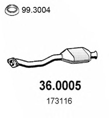 Catalytic Converter 36.0005