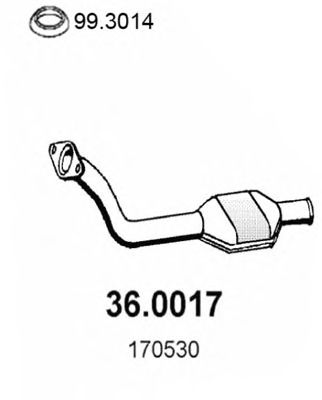 Catalytic Converter 36.0017