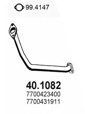 Exhaust Pipe 40.1082