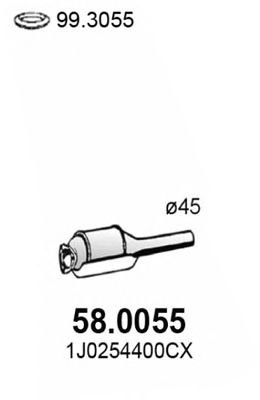 Catalytic Converter 58.0055