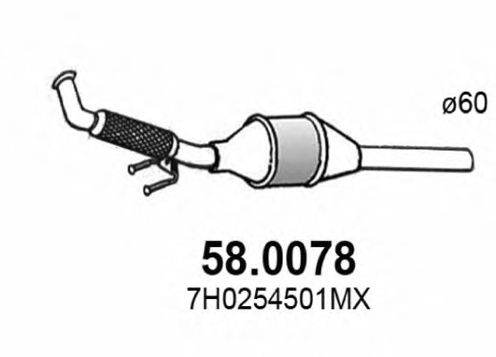 Catalytic Converter 58.0078