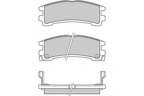 Brake Pad Set, disc brake 12-0619