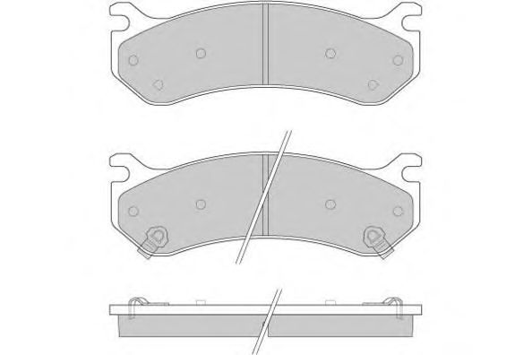 Brake Pad Set, disc brake 12-0918