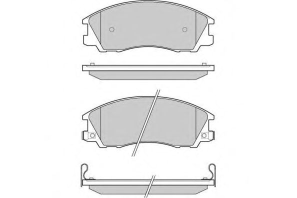 Brake Pad Set, disc brake 12-0971