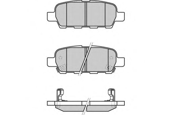Brake Pad Set, disc brake 12-1351