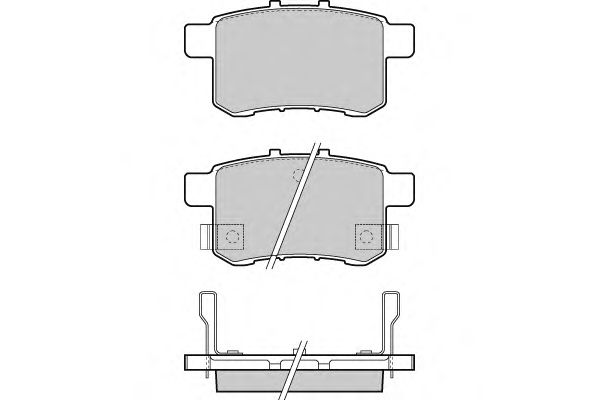 Brake Pad Set, disc brake 12-1370