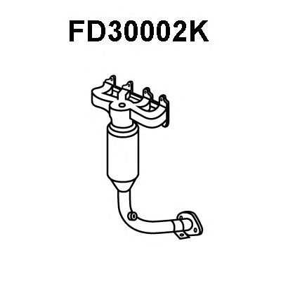 Manifold Catalytic Converter FD30002K
