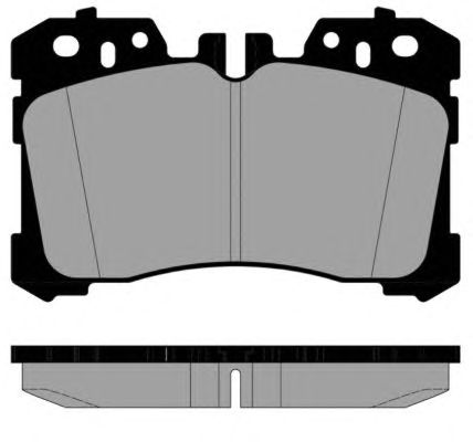 Brake Pad Set, disc brake PA1852