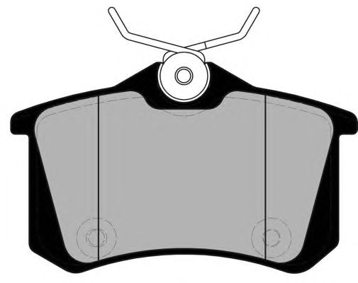 Brake Pad Set, disc brake PA1856
