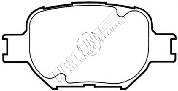 Brake Pad Set, disc brake FBP3397