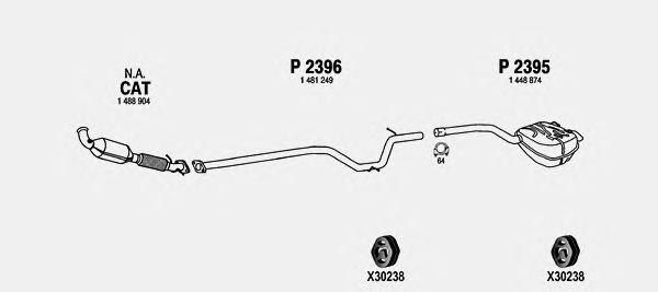 Exhaust System FO761
