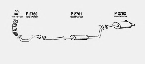 Exhaust System HO710