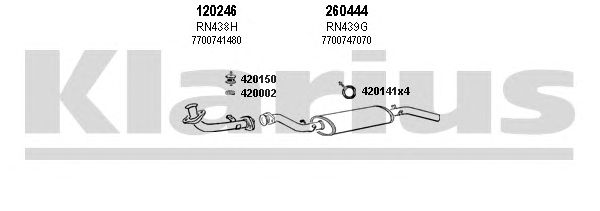 Exhaust System 720238E