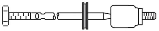 Articulação axial, barra de acoplamento 1158