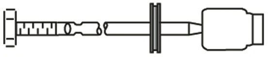 Articulação axial, barra de acoplamento 1521