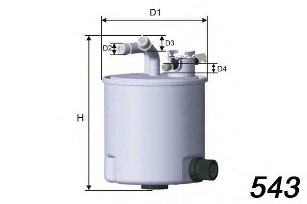 Fuel filter M502