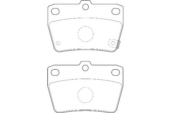 Brake Pad Set, disc brake WBP23656A