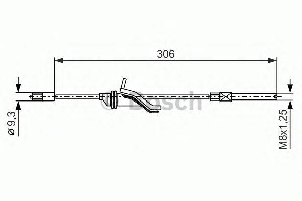 Cable, parking brake 1 987 482 369