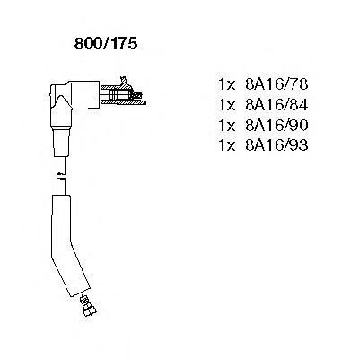 Ignition Cable Kit 800/175