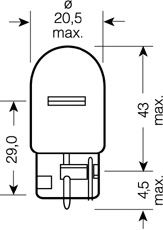 Bulb, indicator; Bulb, brake-/taillight; Bulb, stop light; Bulb, rear fog light; Bulb, reverse light; Bulb, park-/position light; Bulb, indicator; Bulb, brake-/taillight; Bulb, stop light; Bulb, rear fog light; Bulb, park-/position light; Bulb, reverse light; Bulb, auxiliary stop light; Bulb, auxiliary stop light; Bulb, daytime running light; Bulb, daytime running light 7505