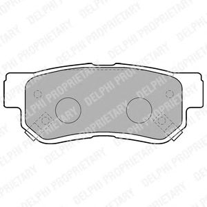 Brake Pad Set, disc brake LP1539