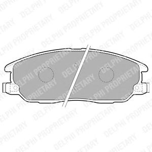 Brake Pad Set, disc brake LP1769