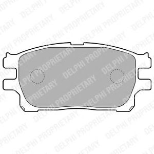 Brake Pad Set, disc brake LP1784