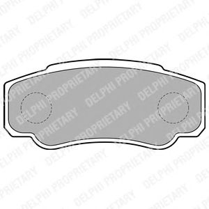 Brake Pad Set, disc brake LP1790